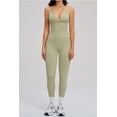 thumbnail image 3 of AEXTO Workout Sets for Women Cross Back Padded Tank Tops Matching Leggings Yoga Outfits, 3 of 6