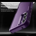thumbnail image 4 of JETech Case for Samsung Galaxy S23 FE 6.4-Inch, Heavy Duty Dual-Layer Protection, Rugged Tough Shockproof Phone Cover with Matte Design (Deep Purple), 4 of 6