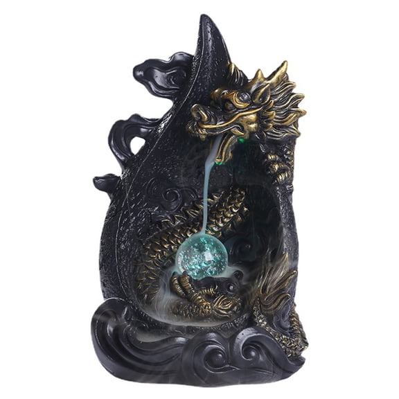 Toyandona Censer Burner Resin Incense Burner Black 1Set