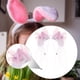 thumbnail image 5 of Diadema con orejas de para Día de Acción de , accesorios fotográficos de Halloween para niñas Rosa Blanco, 5 of 6