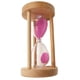 thumbnail image 2 of Reloj de arena de 6/8/12/20/25 minutos con marco de madera para decoración de mesa. Rosa 12min, 2 of 7