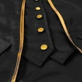 thumbnail image 4 of Male Vintage Slim Retro Punk Jacket Gold Edge Coat Coat Snow Men Fall Jackets for Men Old Mill Coat Jackets Coats Men Mens Small Fall Jacket gift, 4 of 4