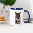 thumbnail image 3 of CafePress - Black Cats Matter Mugs - 11 oz Ceramic Mug - Novelty Coffee Tea Cup, 3 of 4