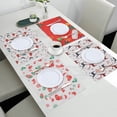 thumbnail image 3 of Christmas Placemats For Dining Table Christmas Holiday Rustic Retro Thanksgiving Washable Placemats, 3 of 6