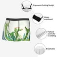 thumbnail image 6 of Fotbe Cartoon Cactus Men’s Total Support Pouch Boxer Briefs, X-Temp Cooling, Moisture-Wicking Underwear, Regular, Long-leg and Trunk-, 6 of 9