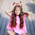 thumbnail image 2 of FESTFENDS 2Pack Valentine Day Hair Hoop with Heart Shaped Design for Women Stage Performances, 2 of 7