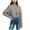Grey, variant on GEWSEY Women's Neck Batwing Sleeve Sweaters 2025 Fall Winter Oversized Knit Cute Pullover Sweater Dolman Tops Trendy (White, L)