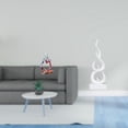 thumbnail image 2 of Estatua de resina, escultura abstracta de fuego, figura decorativa, material de poliresina, arte moderno, pieza de colección, ideal para el hogar o la, 2 of 8