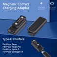 thumbnail image 3 of Jixopn - Cargador magnético USB C para reloj, cable de carga de 90 grados, convertidor de energía para Polar Pacer/Pacer Pro para Ignite 3/Vantage V3, 3 of 8