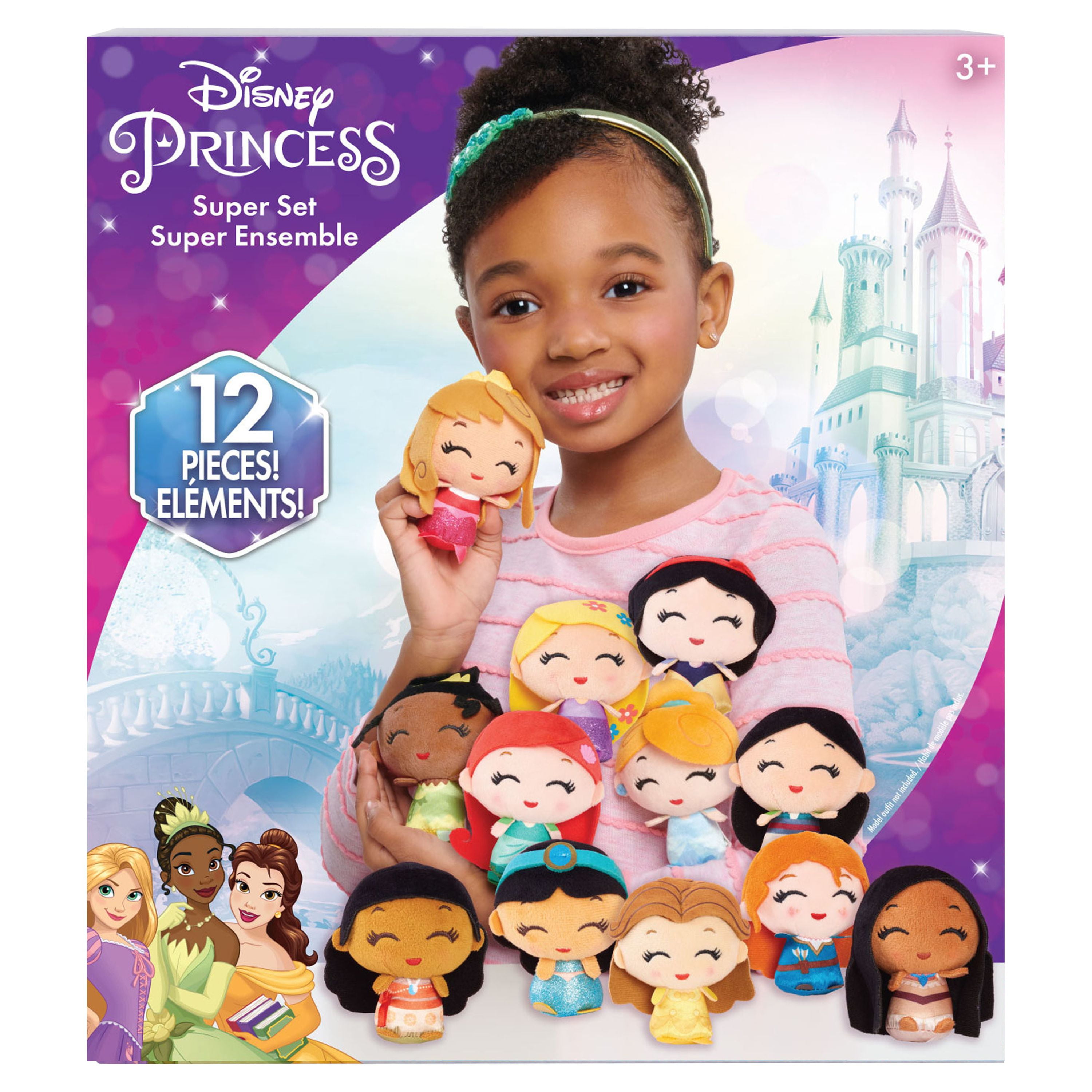 Disney Princess Plush Super Set, 12 Plush Figures, Officially Licensed Kids  Toys for Ages 3 Up, Gifts and Presents 