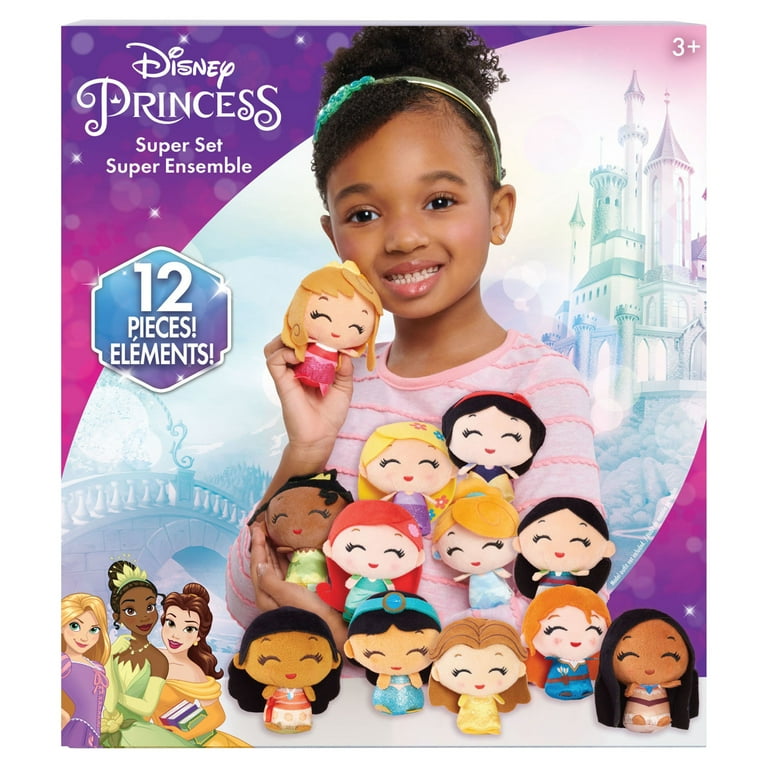 Disney Princess Plush Super Set, 12 Plush Figures, Officially Licensed Kids  Toys for Ages 3 Up, Gifts and Presents