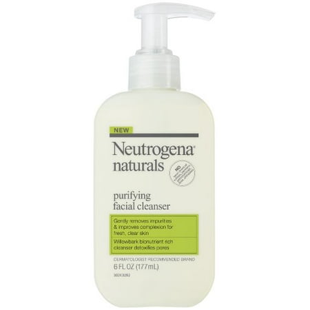 Neutrogena Naturals Purifying Facial Cleanser With Salicylic Acid, 6 Fl. (Best Natural Facial Cleanser Drugstore)