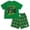 Green, variant on John Deere Tractor T-Shirt and Shorts Outfit Set Plaid Toddler to Big Kid