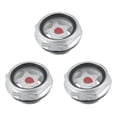 thumbnail image 1 of 3pcs 26mm Male Threaded Metal Air Compressor Oil Level Sight Glass, 1 of 3