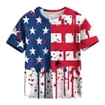 thumbnail image 6 of oelaio 250 Anniversary USA Shirt for Kids 1776-2026 250th USA 4th of July Tshirts Girls Boys Independence Day Tee Tops Pink 110, 6 of 6