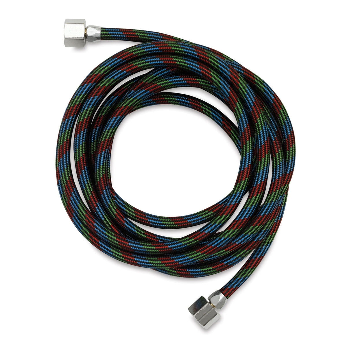 Iwata Airbrush Air Hose - Braided Hose, 10 ft, 1/4" fittings on both ends