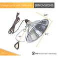 thumbnail image 2 of Lámpara Clamp Light Woods con reflector de aluminio 150W, 2 of 7