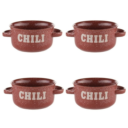 Mulberry 4 Pack Soup or Chili Bowls With Handles Large 16oz Ceramic ... Mulberry 4 Pack Soup or Chili Bowls With Handles Large 16oz Ceramic ...