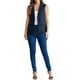 thumbnail image 2 of CHALECO SIN MANGAS INSPIRE CHIC para Mujer, Traje de Oficina Casual de Negocios, Talla M Azul, 2 of 5