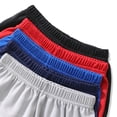 thumbnail image 5 of Likimi Toddler Boys Shorts Summer 5Pcs Elastic Waist Solid Color Comfort Casual Shorts Black Size 2-3 Years, 5 of 8
