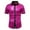 Hot Pink, variant on JUUYY Men's Shiny Lapel Short-Sleeve Button-Down Dress Shirt Summer Slim Fit Solid Color Shirts Top for Nightclub or Party Wear Hot Pink XL
