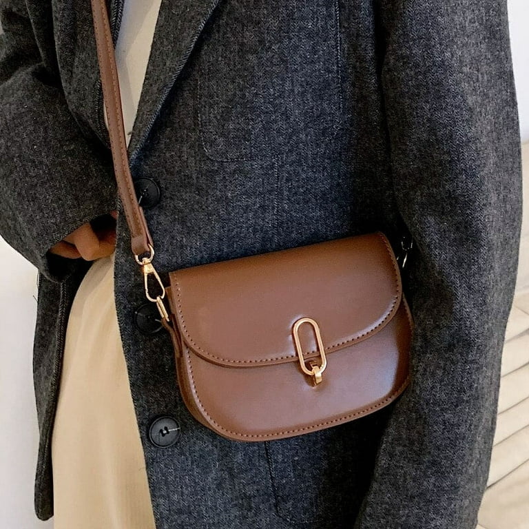 CoCopeaunts Womens New Simple Shoulder Bags Luxury Soft Leather Crossbody  Bag Brand Small Flap Handbag Ladys All Match Design Messenger Bag