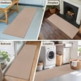 thumbnail image 6 of Beige Solid Color Area Rugs Collection 2'x6', Aesthetics Contemporary Luxury Non Slip Indoor Rectangle Throw Runner Rug Floor Mat Carpet for Living Room Dining Table Bedroom Nursery, 6 of 9