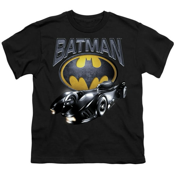 The Flash Batman Batmobile Unisex Youth T Shirt