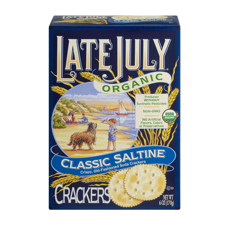 Late July Snacks, Saltine Crackers, 6oz (Best Late Night Snacks For Sleep)