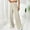 Khaki, variant on Wensltd Women Sweat Pants Casual Solid Color Wide Leg Lounge Pants