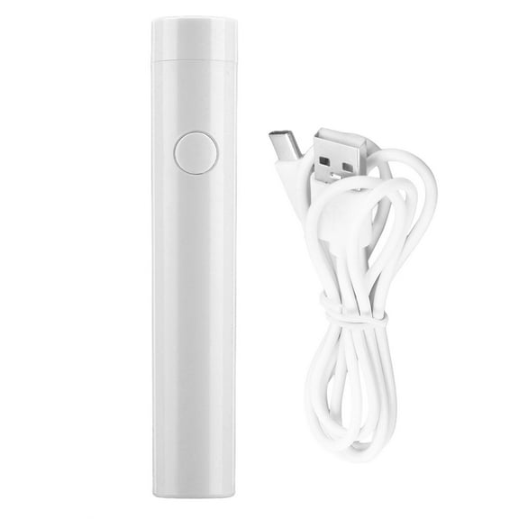 Led Nail Lamp Pen Portable Manicure Phototherapy Uv Nail Dryer Light White Single Finger