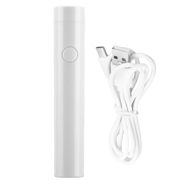 Lámpara LED para uñas, portátil, para manicura, fototerapia, UV, secador de uñas, luz blanca, para un solo dedo.