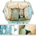 thumbnail image 6 of Large Capacity Baby Diaper Bag Backpack Waterproof Travel Nappy Diaper Bags Cute for Girls Boys (Swing Bear), 6 of 8