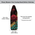 thumbnail image 5 of HELLHERO Ironing Board Cover 15x54 Inch, Leopard Print Stain Resistant Cover Heavy Duty Padded Iron Board Cover with Elastic Edge and Hook and Loop Fasteners, 5 of 5