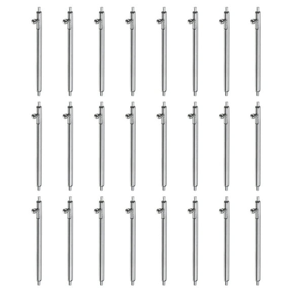 24pcs 22mm Quick Release Spring Bar 1.5mm Diameter Stainless Steel Watch Pins