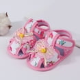 thumbnail image 2 of LNMQLPDBS Baby Girl Shoes Soft Sole Baby Dress Shoes Newborn Infant Anti-Slip Prewalkers Shoes Summer Canvas First Walker Crib Shoes, 2 of 9