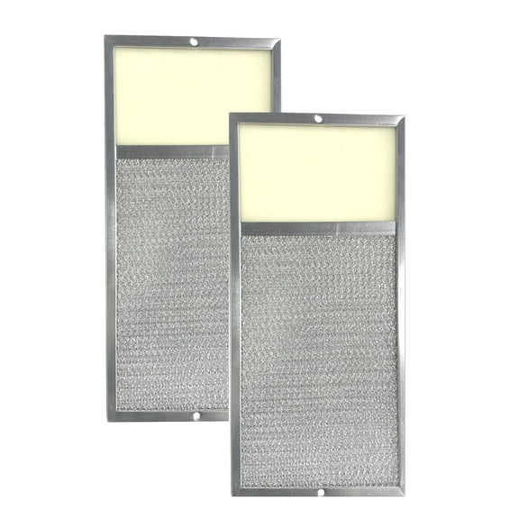 Air Filter Factory 6-7/8 x 17-1/8 x 3/8 Aluminum Lens Grease Filters 2-Pack (Sold without manufacturer warranty)