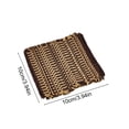 thumbnail image 3 of 3Pcs Cotton Woven Coasters, Yrmaups Cotton Woven Coasters with Tassels, Checkered Absorbent Drink Coasters for Coffee, Tea, Cups, Multipurpose Trivets for Table, Home, Kitchen, Office, Bar, 3 of 6