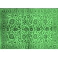 thumbnail image 1 of Ahgly Company Indoor Rectangle Oriental Emerald Green Traditional Area Rugs, 7' x 9', 1 of 4