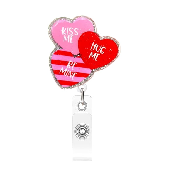 Funny Nurse Badge Reel, Cute Work Badge Holder with Retractable Clip, Pediatric Badge Buddy, Nursing Student RN LPN CNA MA Medical Worker Teacher Doctor ID Name Badge Clip Accessories