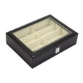 thumbnail image 4 of FITYLE Display Case Eyeglasses Case Showcase Multipurpose Display Stand Watch Organizer Easy Clean Eyewear Display Sunglasses Holder 8 Grids, 4 of 10