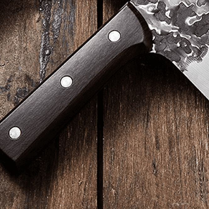 Butcher Knife High-carbon Chef Knife Handmade Forged Kitchen Knives  Vegetable Cutter Meat Cleaver Slicing Chop with Wood Handle