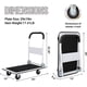 thumbnail image 2 of Carrito plataforma plegable con capacidad 330 lbs, ruedas de goma 4", acero resistente 29"x19" para carga y traslado, 2 of 7
