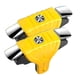 thumbnail image 5 of Sidaley 1 par de juegos de teléfono móvil Trigger Juegos de apuntar Disparar Gamepad Joysticks antideslizantes Controladores Amarillo 5piezas, 5 of 6
