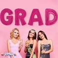 thumbnail image 6 of PMU Graduation Grad Balloon Banner Set for Grad Party 34 Inch Hot Pink Graduation 2026 Party Decoration Supplies, 6 of 7