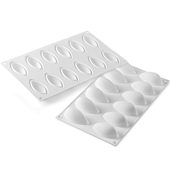 Silikomart Silicone Mold Quenelles - 63x29 h 28 mm