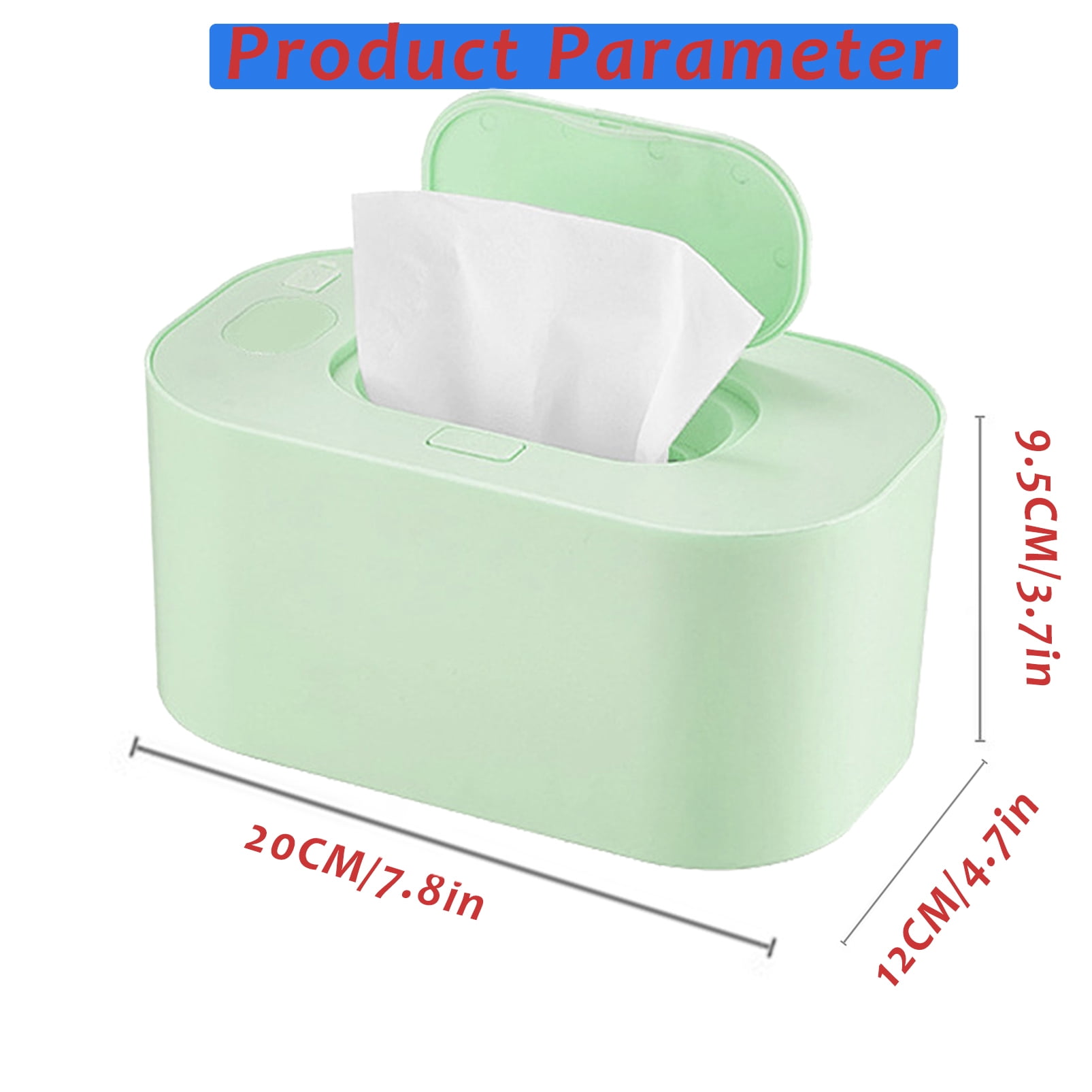 Mericonn Baby Wipes Warmer Dispenser Intelligent Precise Temperature Control, Diaper Heater,Green