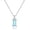 03.Mar-Blue Aquamarine, variant on Birthstone Necklace for Women 14K Gold Plated Hypoallergenic Stainless Steel Emerald Opal Dainty Necklaces Cubic Zirconia Trendy Jewelry Gift for Mother,Wife,Girlfriend[c9091]