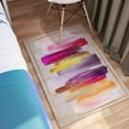 thumbnail image 5 of Pink Rugs, Colorful Rugs, Gold Rug, Modern Rug, Non-Slip Carpet, Door Mat, Entry Rug, Wedding Rug, Outdoor Rug, 3D Printed Rug, Minimal Rug, 2.6'x4' - 80x120 cm, 5 of 5