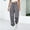 Dark Gray, variant on Women's Loose Cuffed Jogger Sweatpants, Solid Elastic Waist Casual Athletic Loungewear Long Pants S-3XL